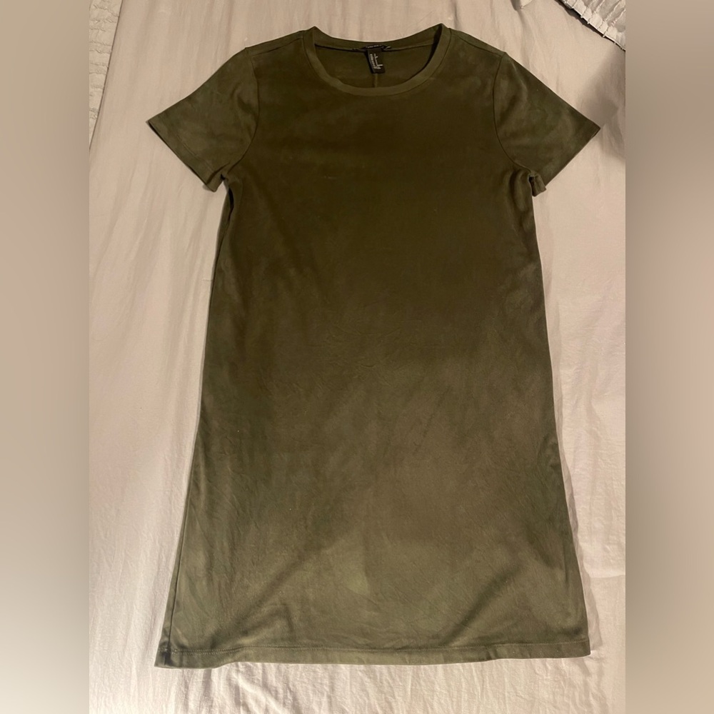 Size small velvet army green dress